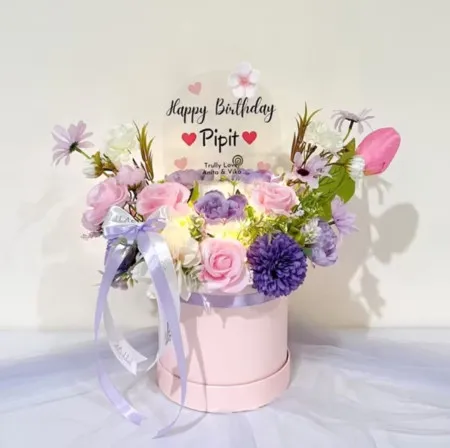Bloom Box Akrilik Ucapan Ulang Tahun Tulungagung